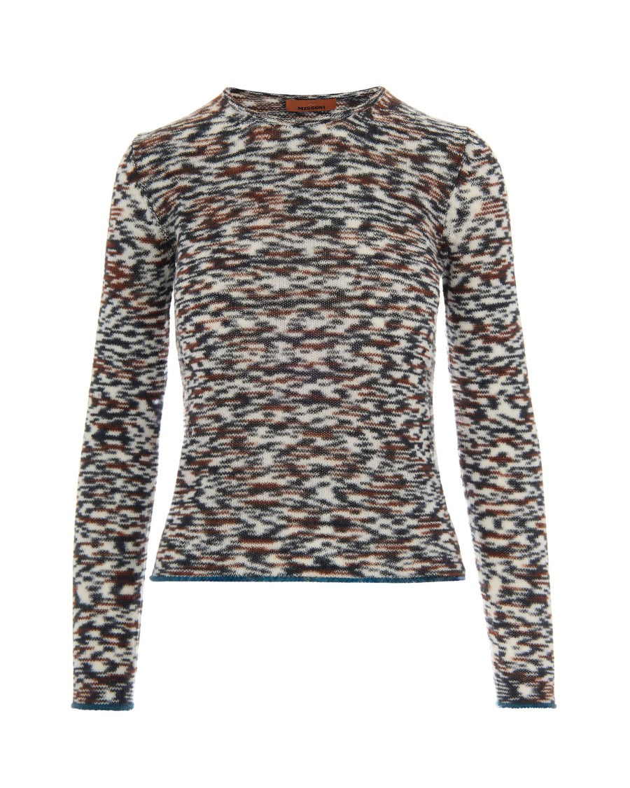 Missoni Multicolor Slub Pattern Sweater