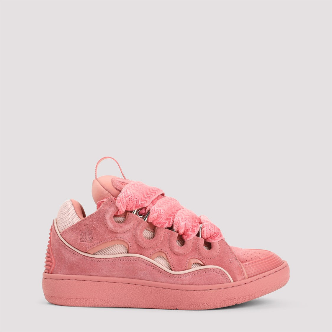 Lanvin Leather Sneakers With Unique Lacing System