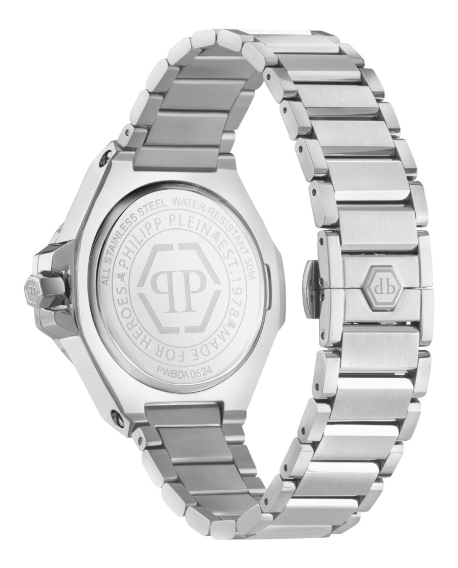 Philipp Plein Plein Lady Royal Bracelet Watch With Blue Guilloche Dial