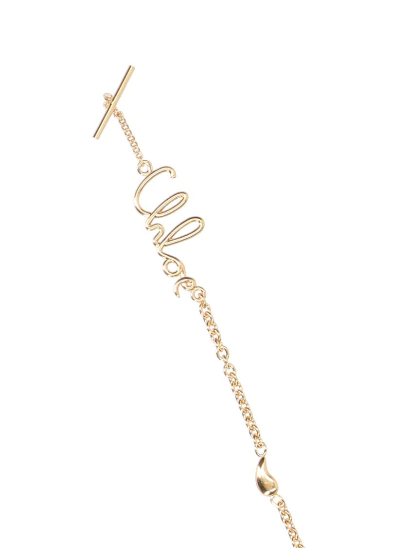 Chloé Eyewear Chain With Logo Lettering