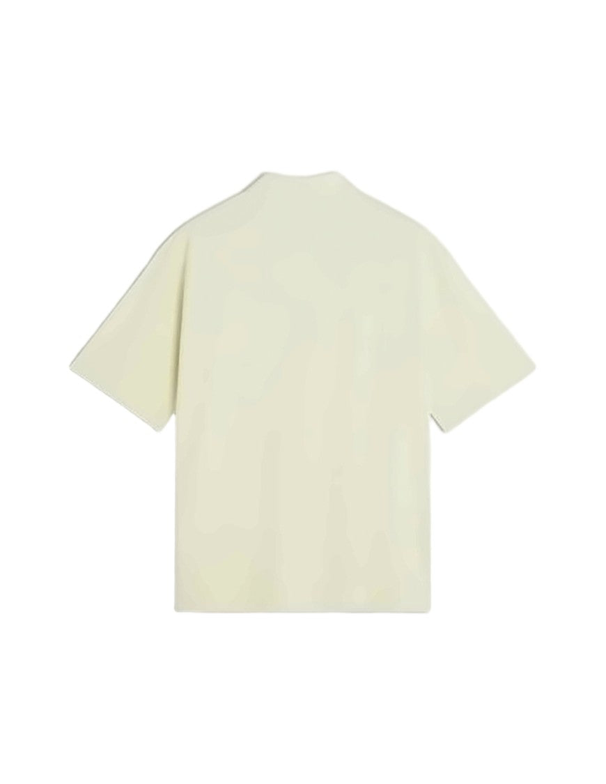 Maison Kitsuné Oversized Polo Shirt With Embroidered Fox Head Emblem