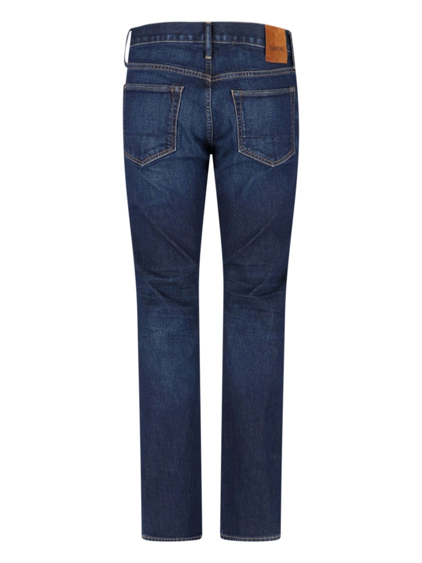 Tom Ford Straight-Leg Denim Jeans With Timeless Design