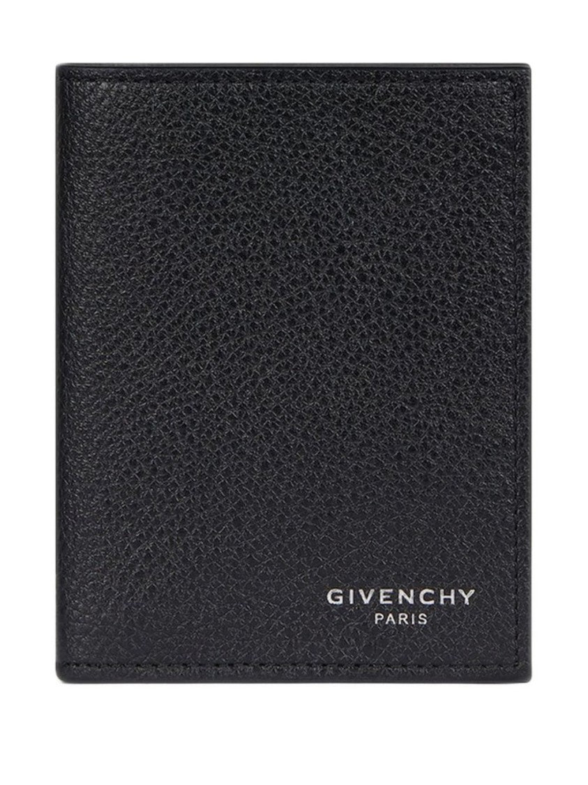 Givenchy Bifold Wallet In Textured Calf Leather