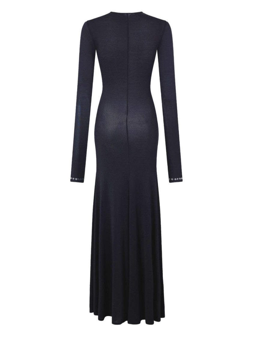 Rabanne Second-Skin Black Dress With Bold Cut-Outs