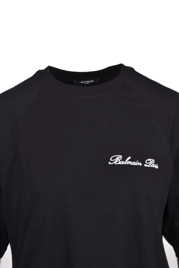 Balmain Cotton T-Shirt - Black
