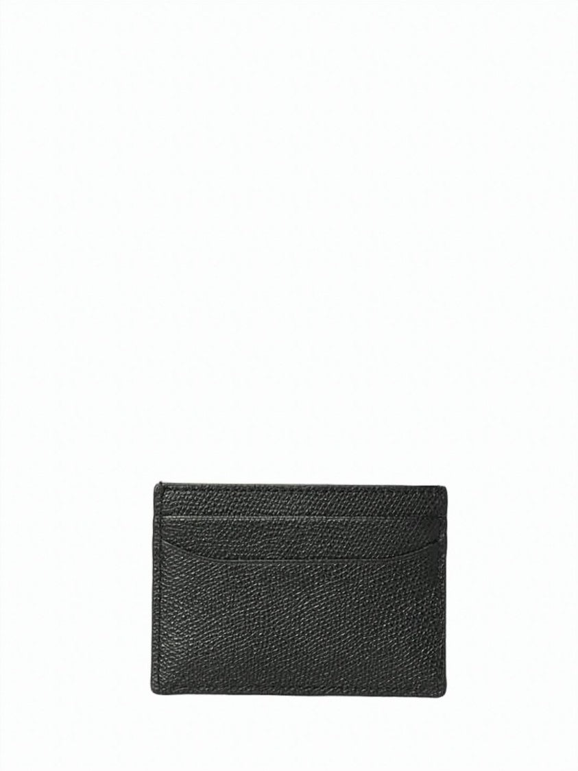 Bally Textured Calf Leather Cardholder With Multiple Card Slots