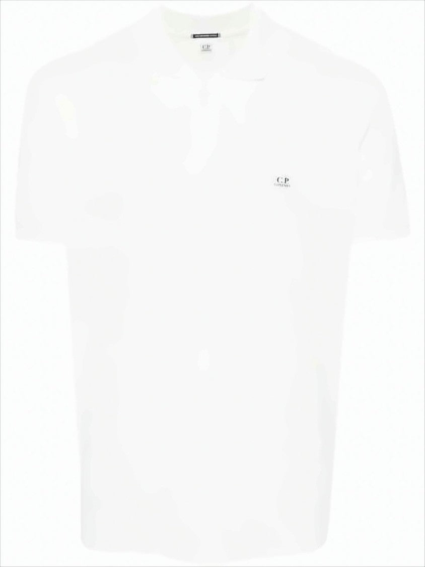 C.P. Company Classic Short-Sleeve Polo Shirt With Minimalist Design