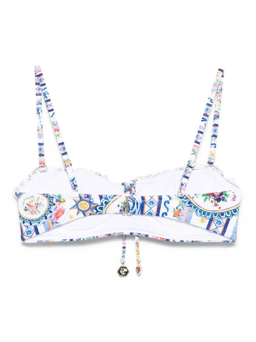 Camilla Tie-Front Bikini Top