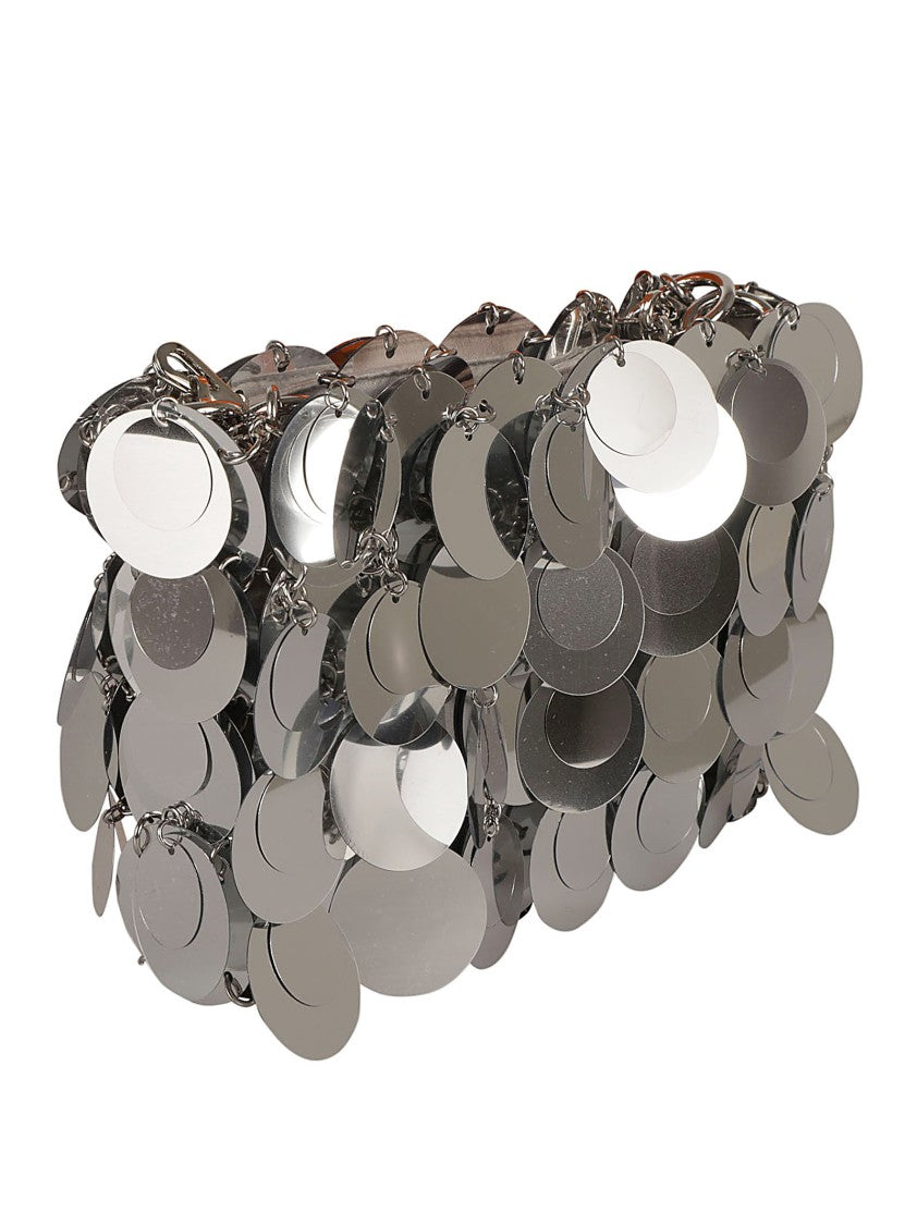 Rabanne Mini Shoulder Bag With Shiny Metal Discs