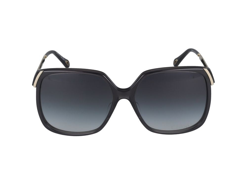 Chloé Sunglasses Chloé Ch0286s 001 Grey Gold Grey 60/15/140