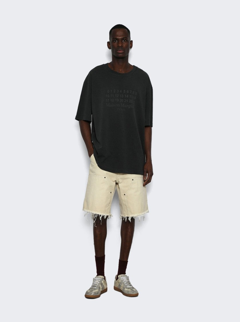 Maison Margiela Logo Tee Washed Black