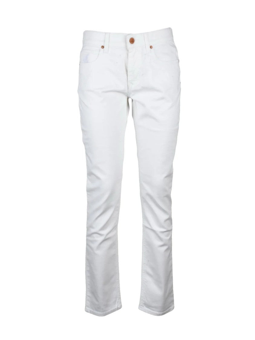 Vivienne Westwood Anglomania White Stretch Cotton Slim Jeans
