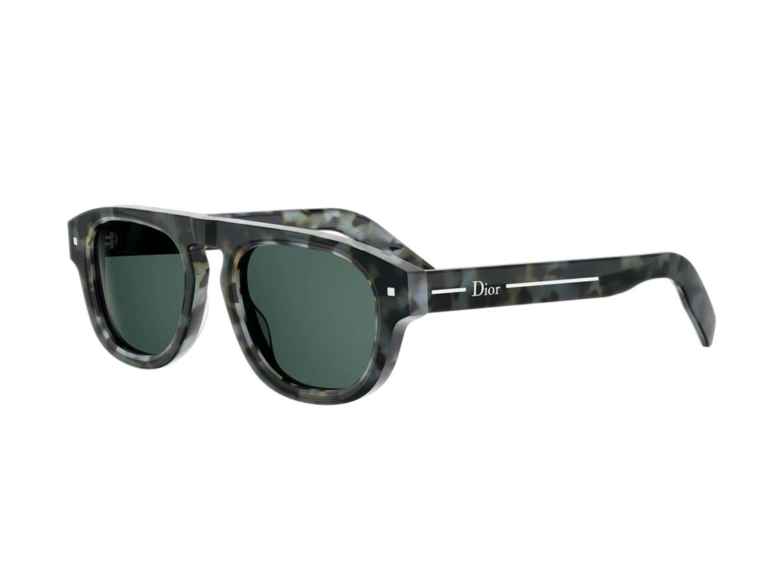 Dior Grey Dm40208i Marbled Square Sunglasses