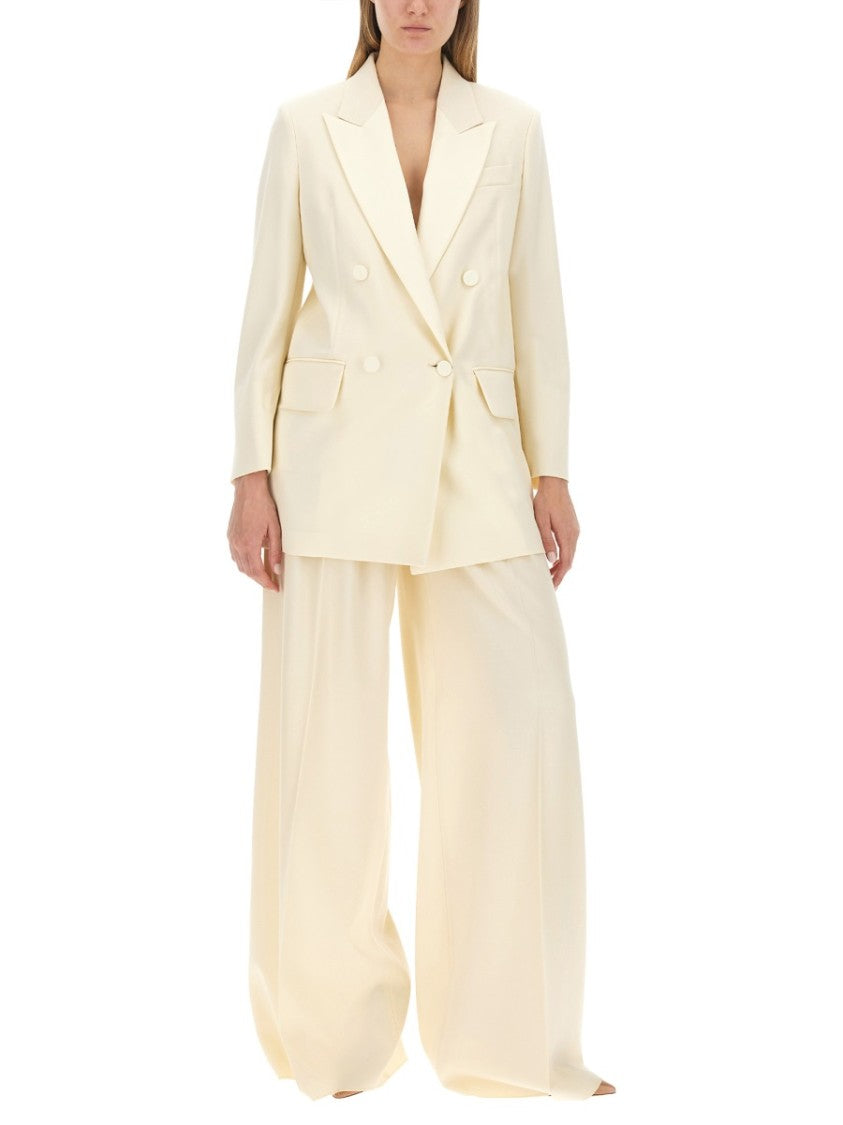 Max Mara Relaxed Fit Oversized Wool Blend Jacket