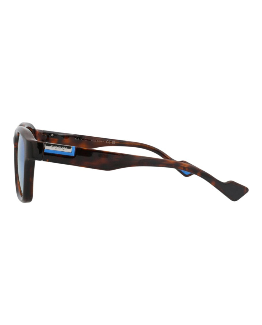 Gucci Square-Frame Injection Sunglasses