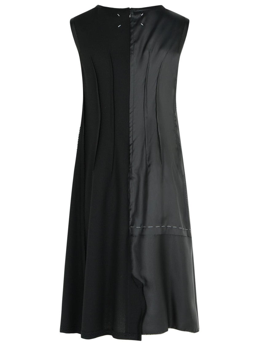 Maison Margiela Black Cupro Blend Dress