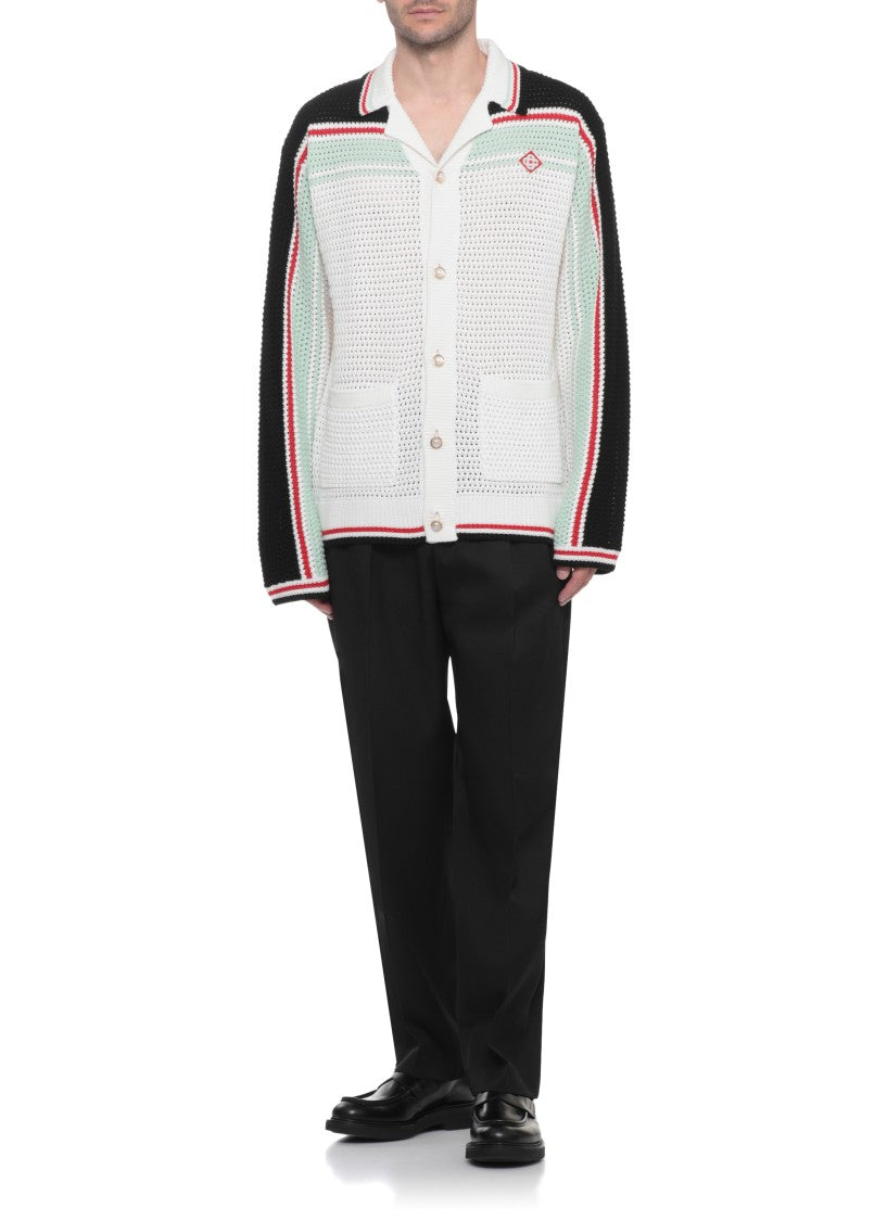 Casablanca Faux Crochet Shirt