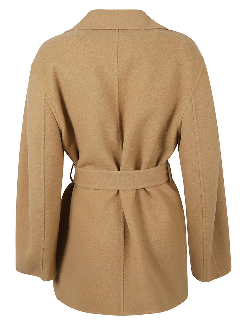 Chloé Classic Wrap Coat With Belted Waist