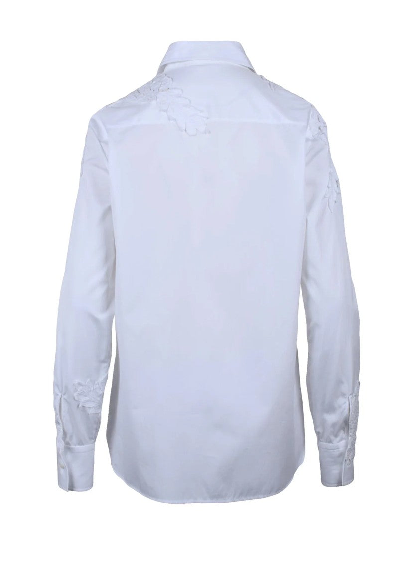 Ermanno Scervino White Cotton Shirt
