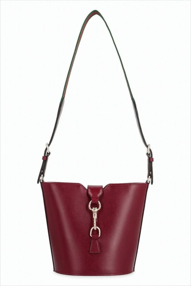 Gucci Structured Leather Shoulder Bag
