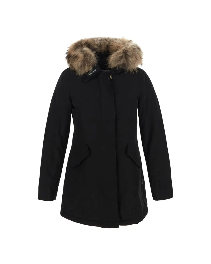 Woolrich Arctic Parka With Removable Fur Black