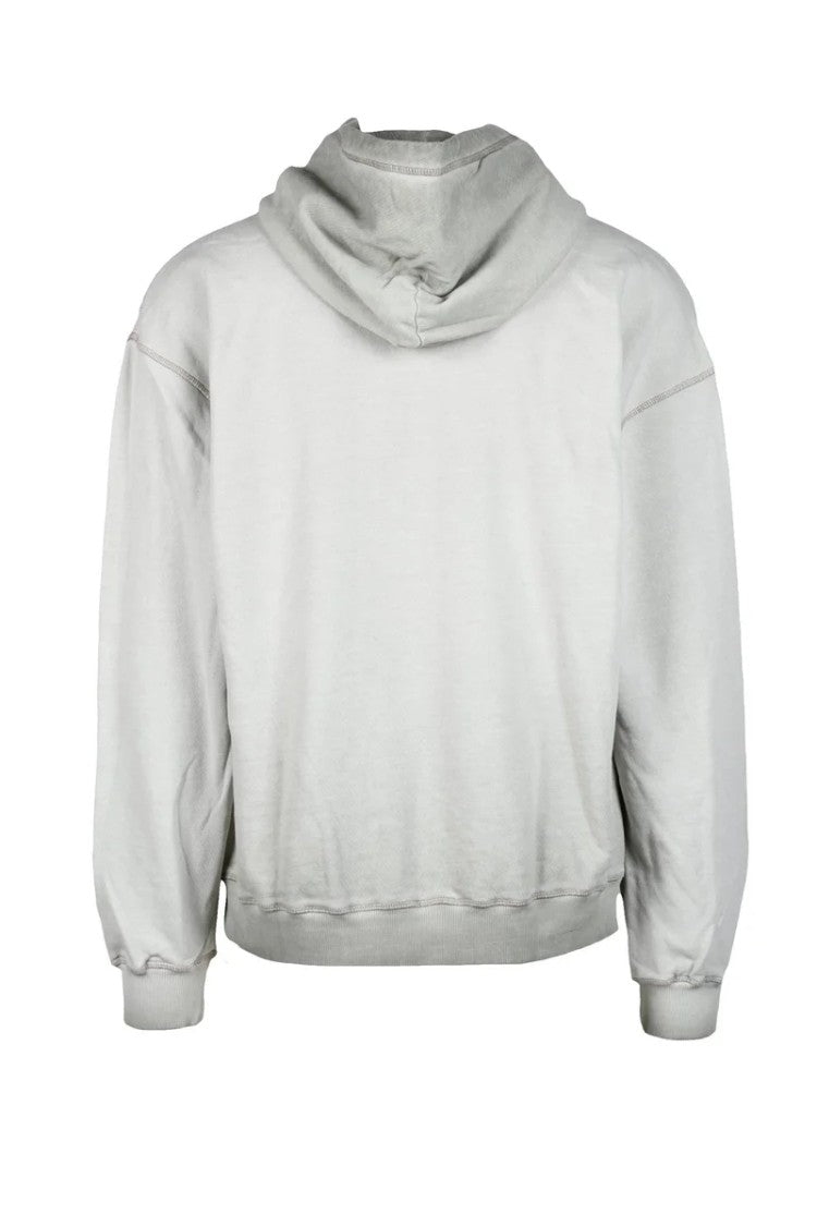 Diesel Light Grey Cotton Sweatshirt
