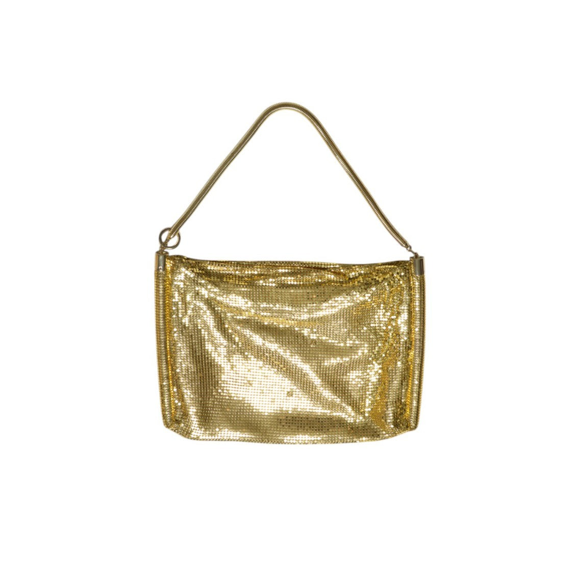 Rabanne Chainmail Pocket Handbag In Gold Mesh