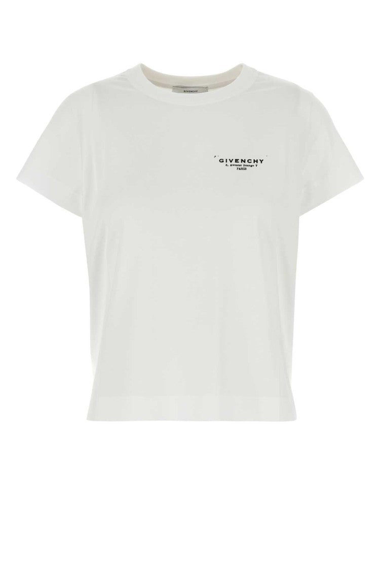 Givenchy White Cotton T-Shirt