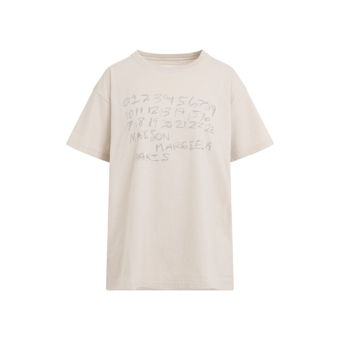 Maison Margiela Classic Fit Cotton T-Shirt With Print