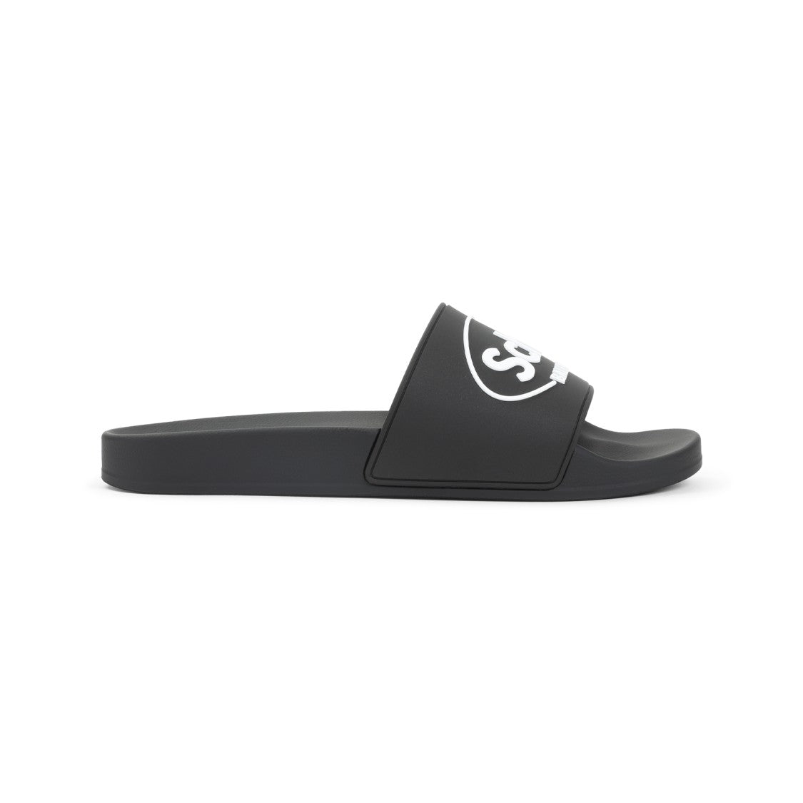 Balenciaga Black Tpu Pool Slide Slipper