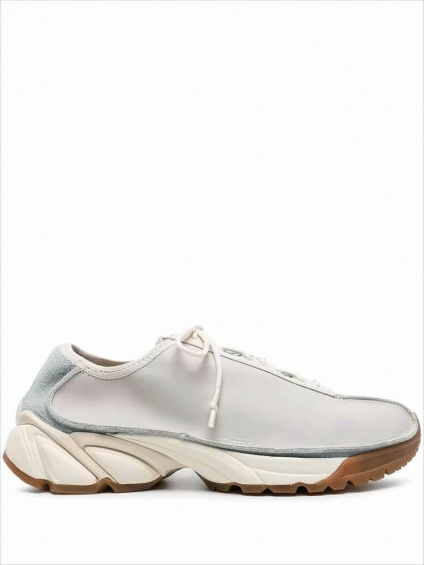 Our Legacy Low-Profile Leather And Suede Sneakers