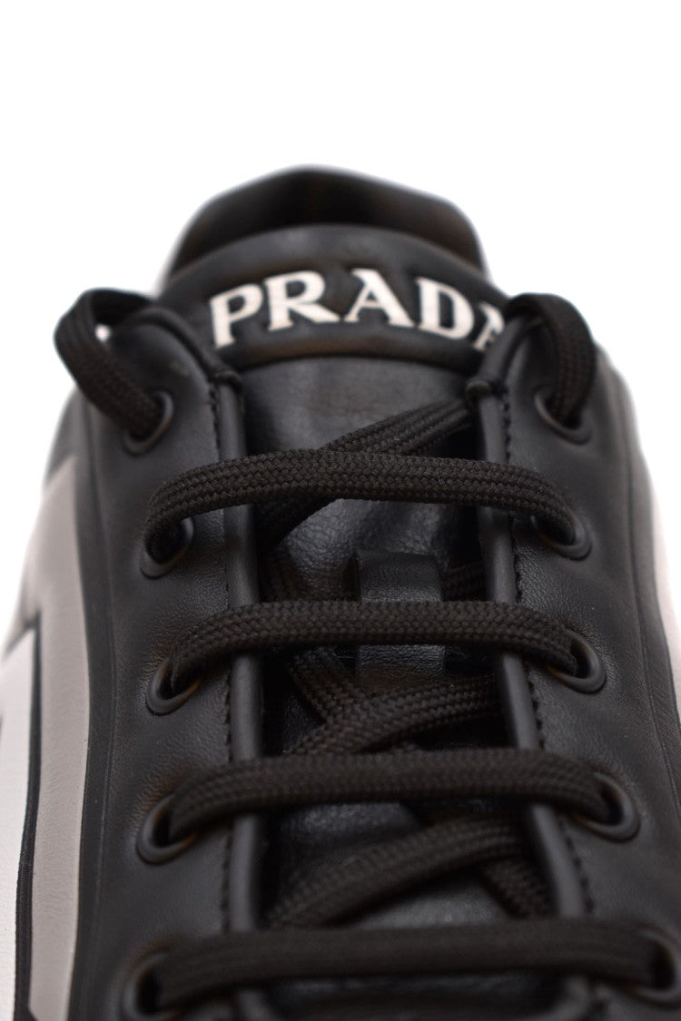 Prada Black Leather Sneaker