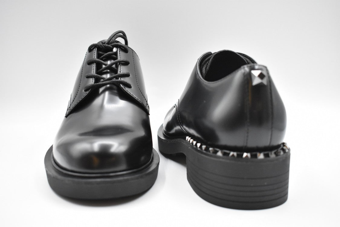 Ash Lace-Up Flat Shoes With Design And Fit