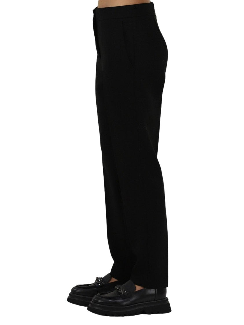 Twin-Set Light Fabric Black Trouser