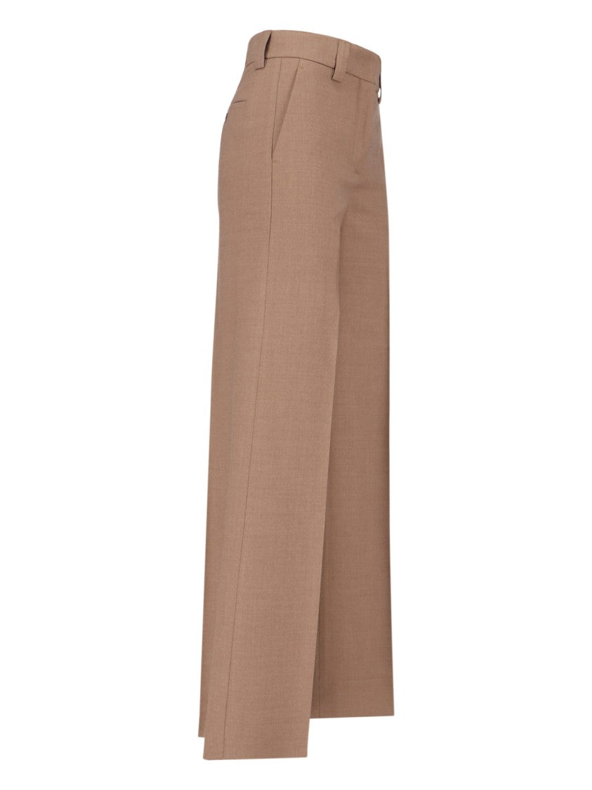 Incotex Medium-Rise Wide-Leg Trousers With Tailored Fit