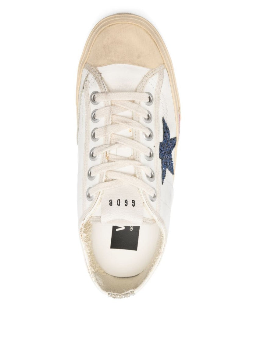 Golden Goose Silk And Nylon Padded Collar Sneakers