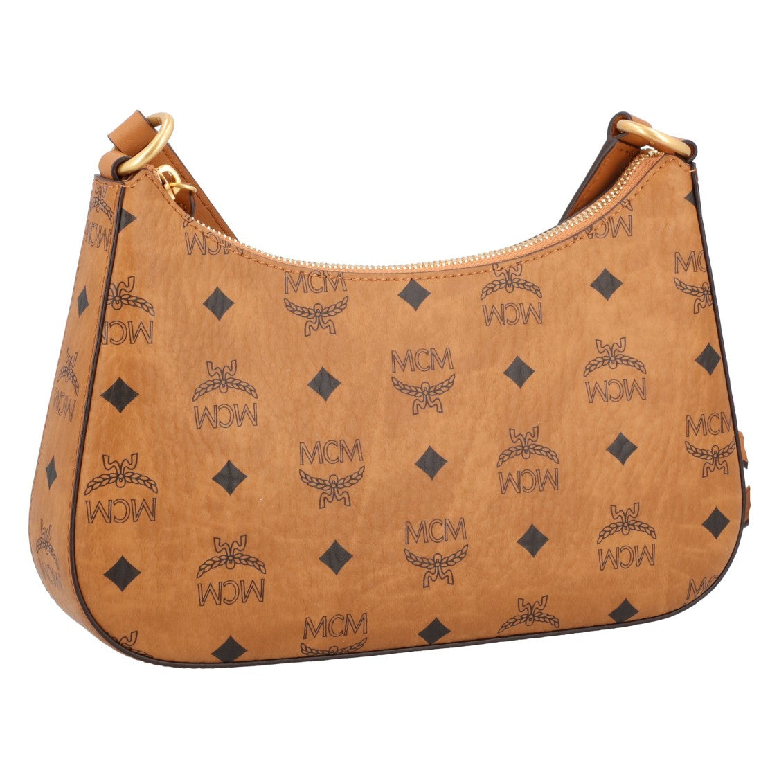 Mcm Aren Duo Hobo Bag In Visetos