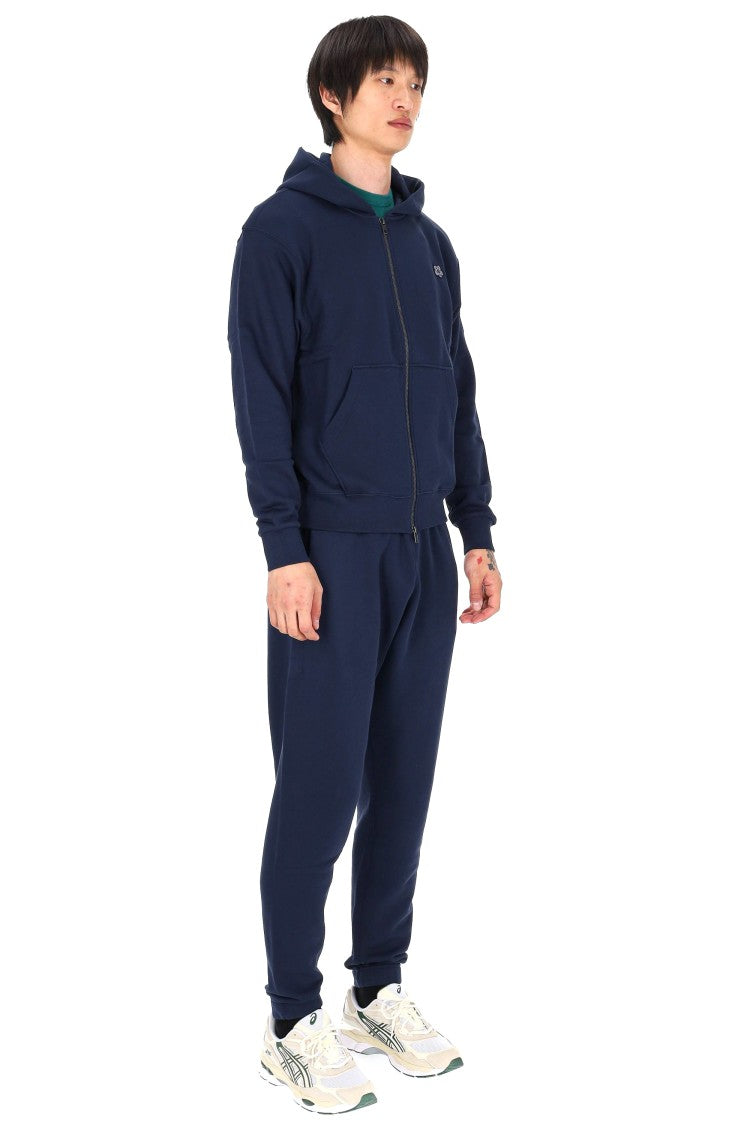 Kenzo Boke Flower Embroidered Cotton Zip Hoodie