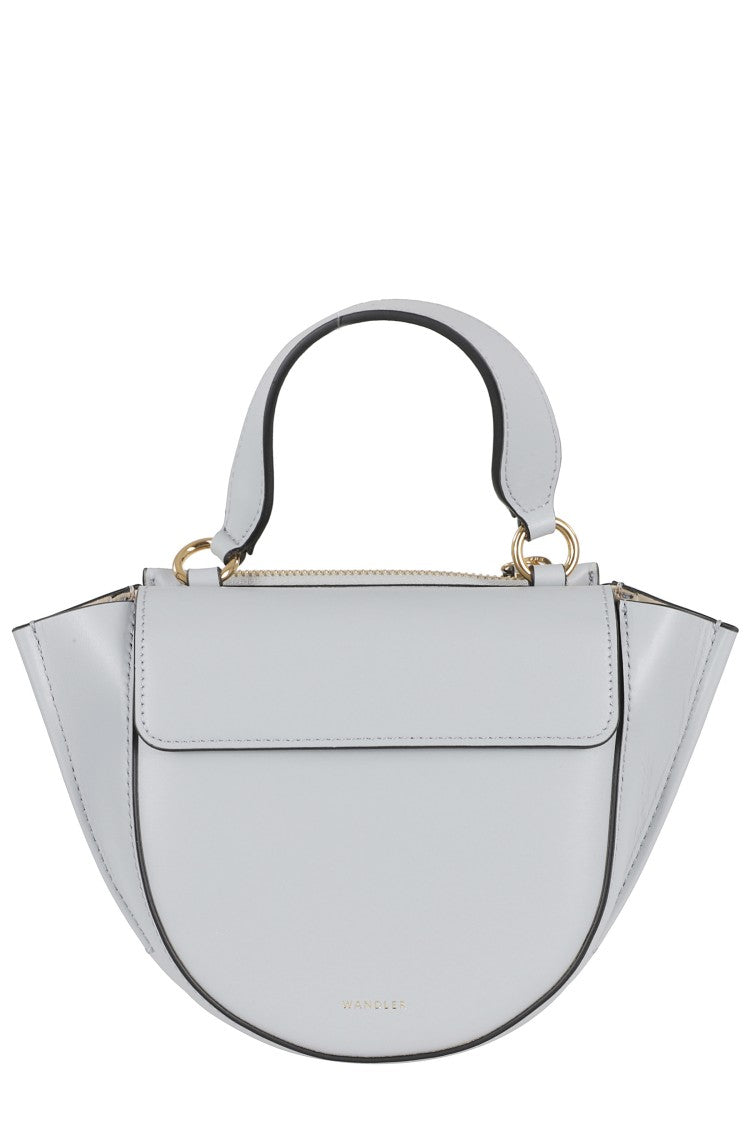 Wandler Light Blue Hortensia Small Removable-Strap Leather Handbag