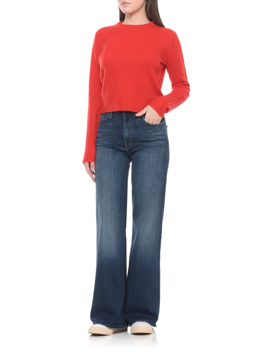 Mother Blue The Hustler Roller Jeans