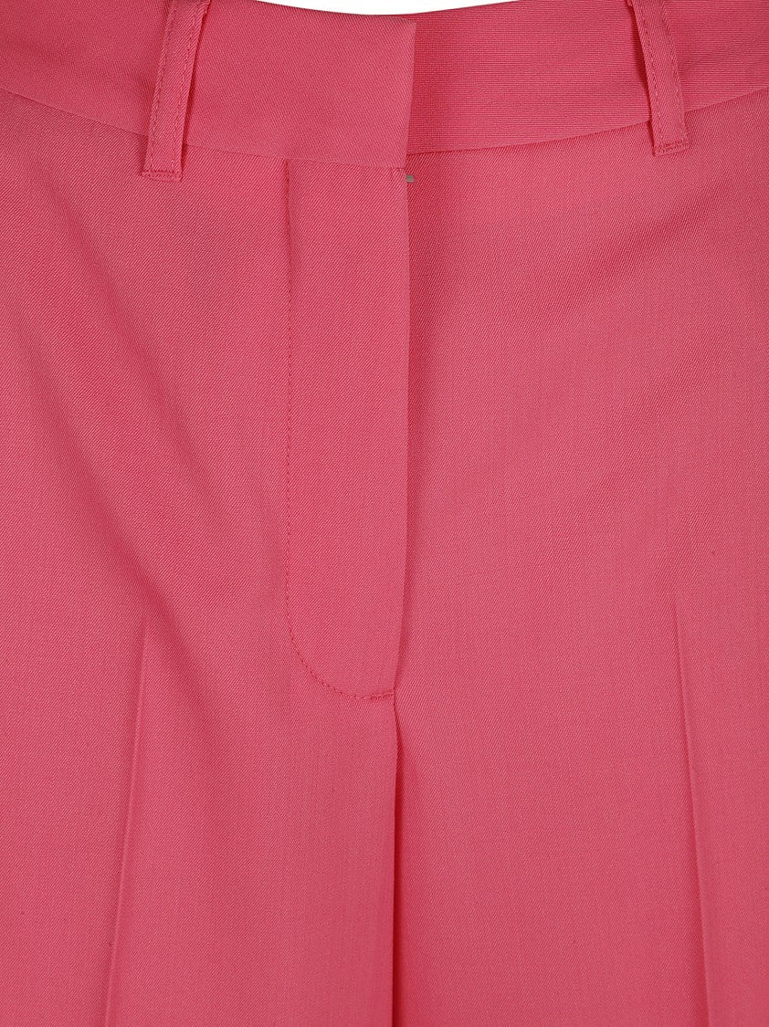 Stella Mccartney Tailored High-Waisted Trousers With Clean Finish