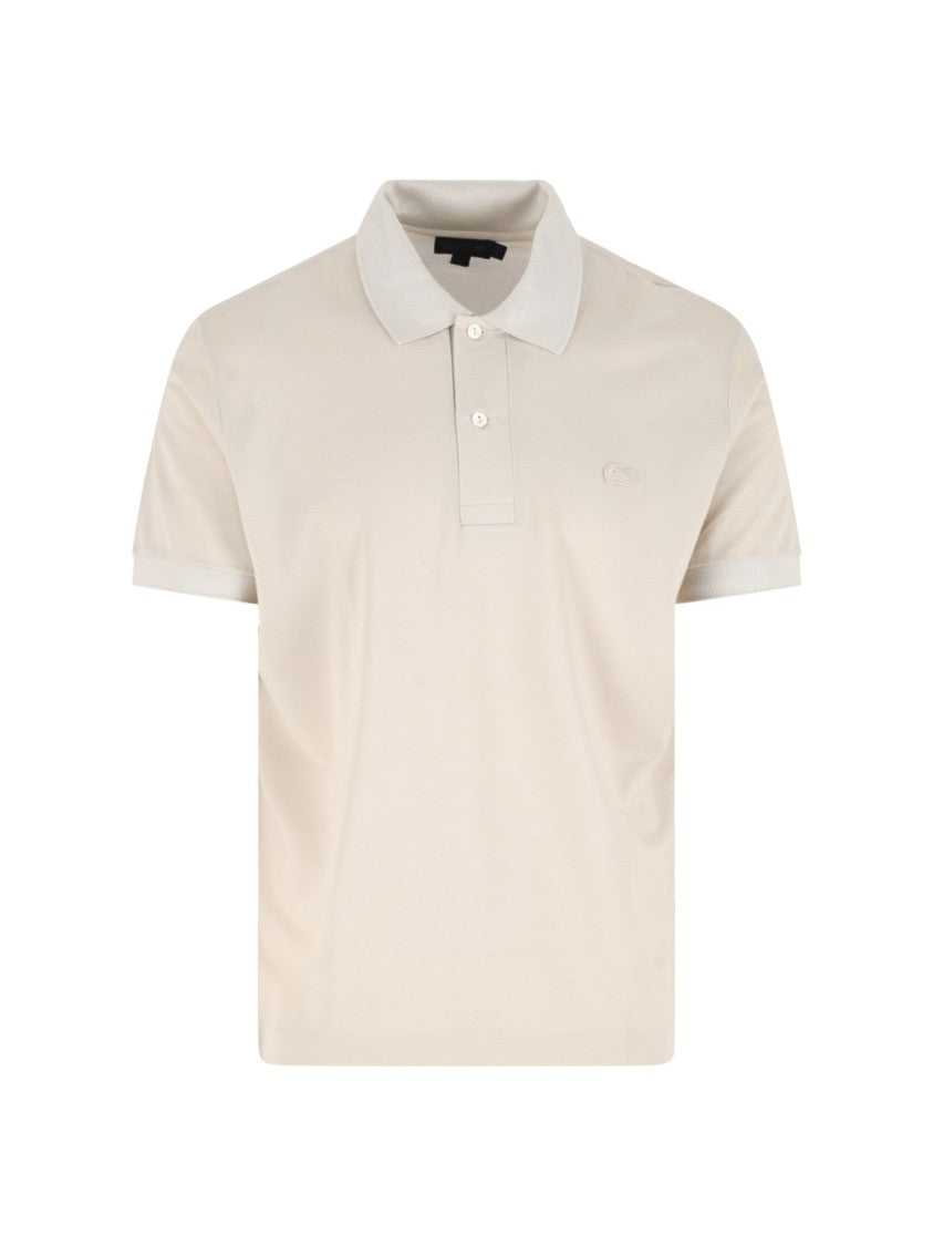 Lacoste Beige Silk Piqué Classic Polo Shirt