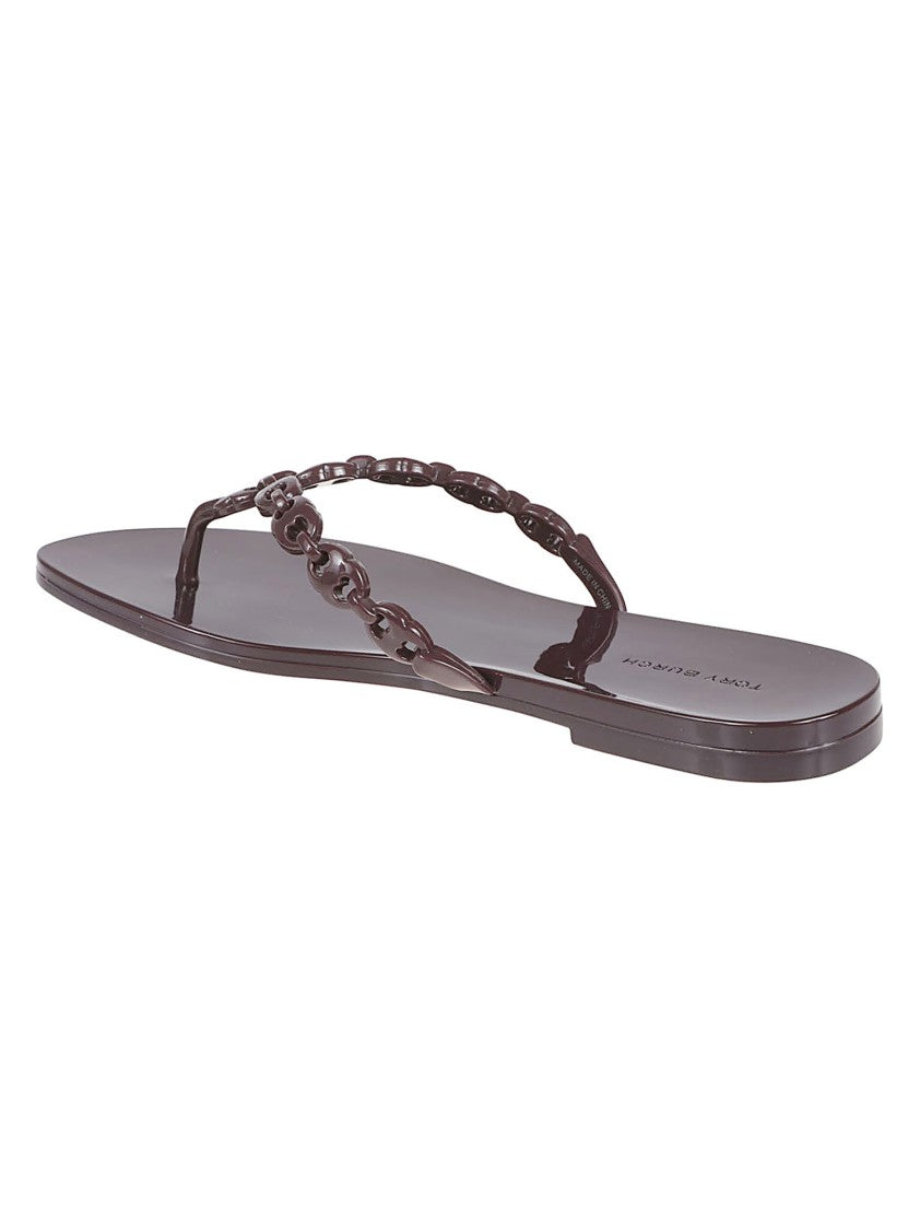 Tory Burch Gemini Thong Sandals With Chain-Link Detail