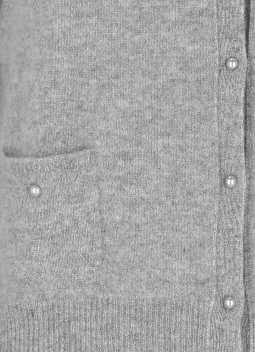 Vanisé Grey Cashmere Cardigan