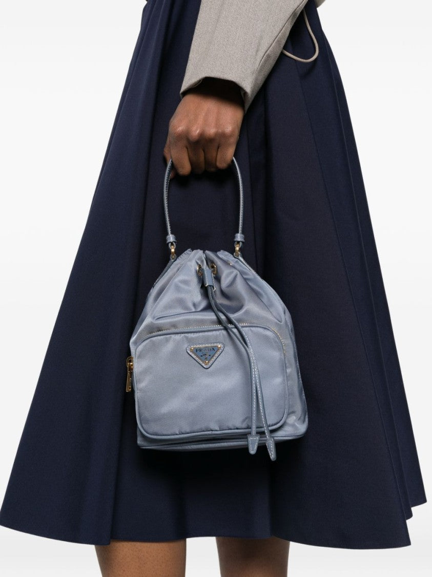 Prada Duet Re-Nylon Bucket Bag