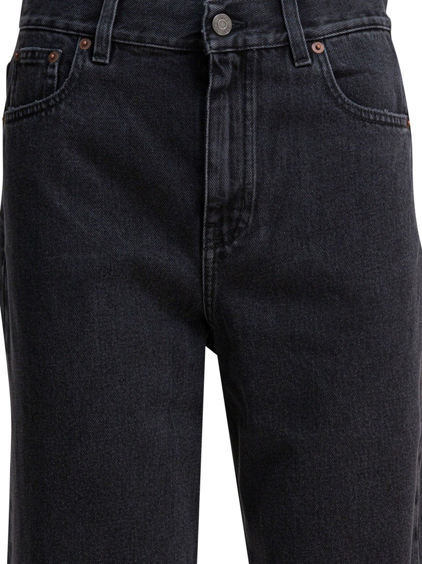Chloé High-Waisted Structured Jeans With Wide Short Leg