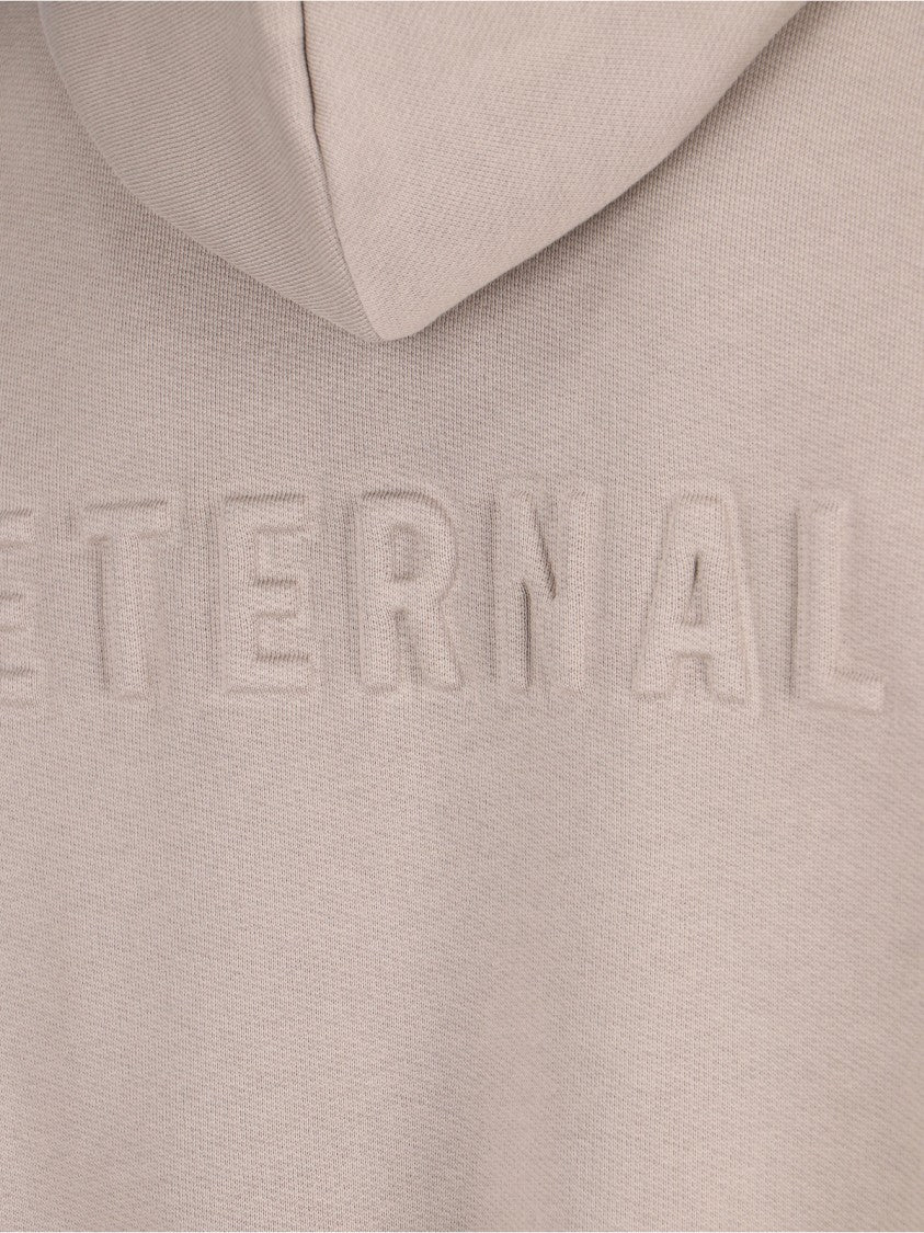 Fear Of God Relaxed Fit Beige Half-Zip Sweater - Beige