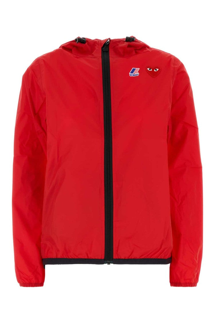 Comme Des Garçons Red Nylon Jacket
