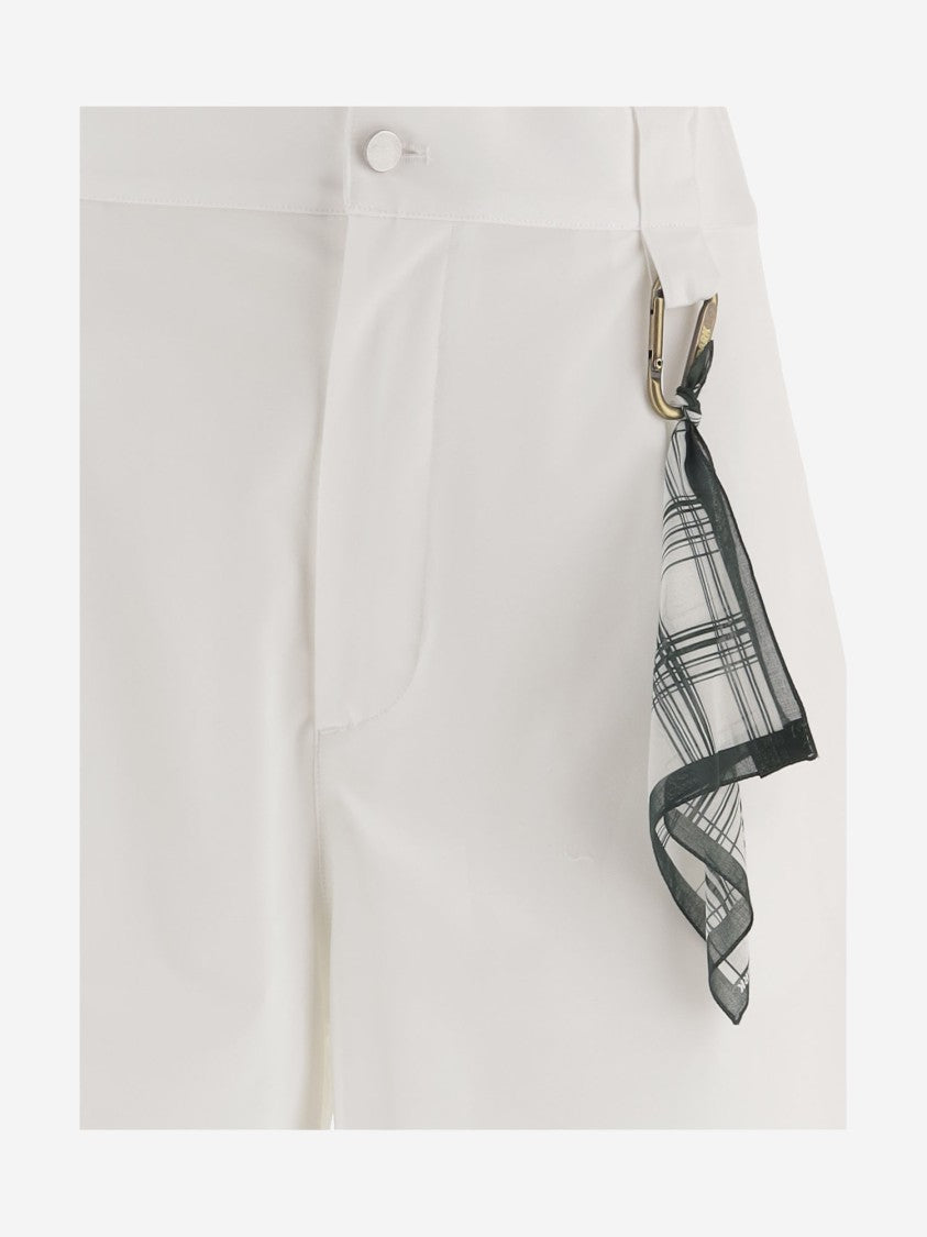 Darkpark Cotton Shorts With Button Closure