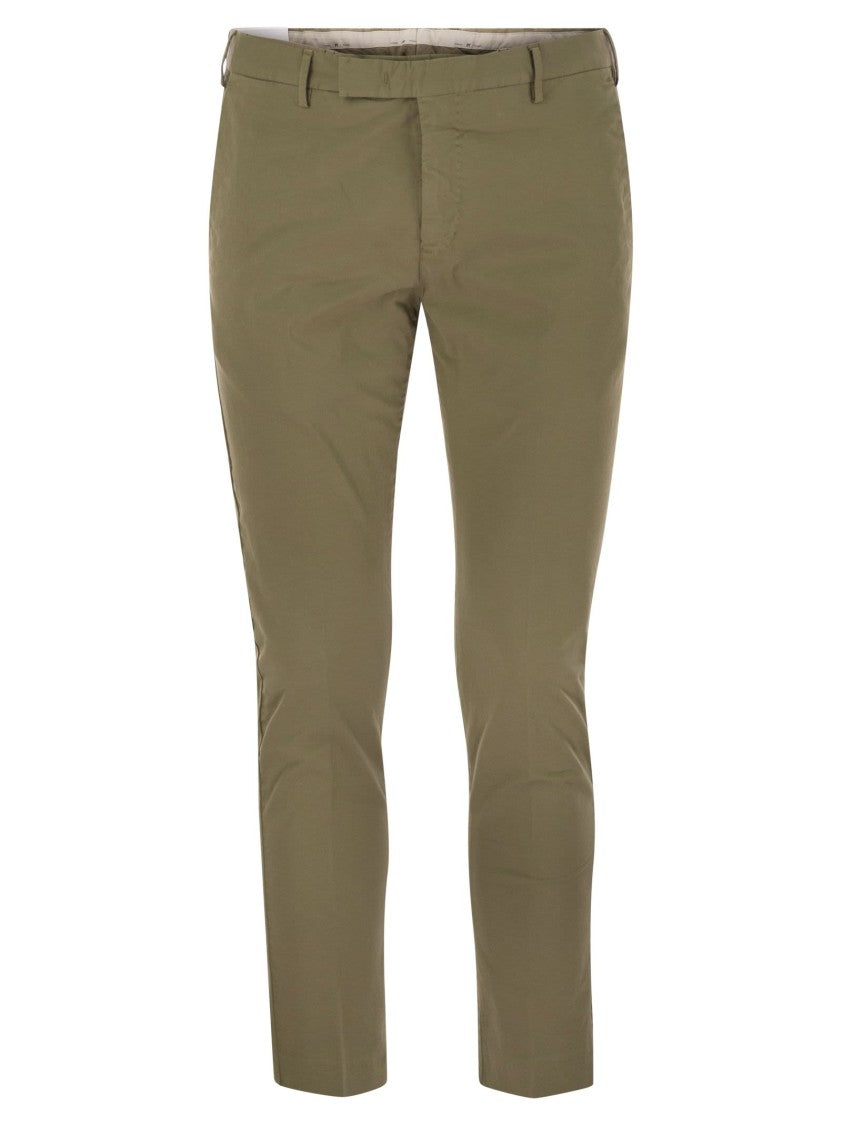 Pt Torino Dieci - Stretch Cotton Trousers